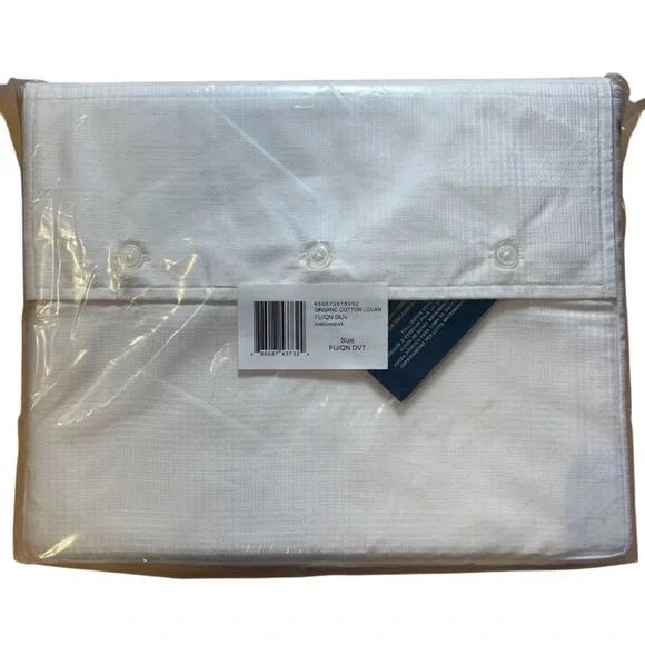 Ralph Lauren Lovan Jacquard Duvet Cover Full/Queen Parchment Organic Cotton
NEW - Picture 3 of 4